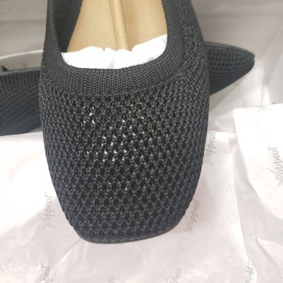 NEW XAPPEAL WOMENS MILANI FLAT - BLACK - Size 7.5 - Picture 4 of 7